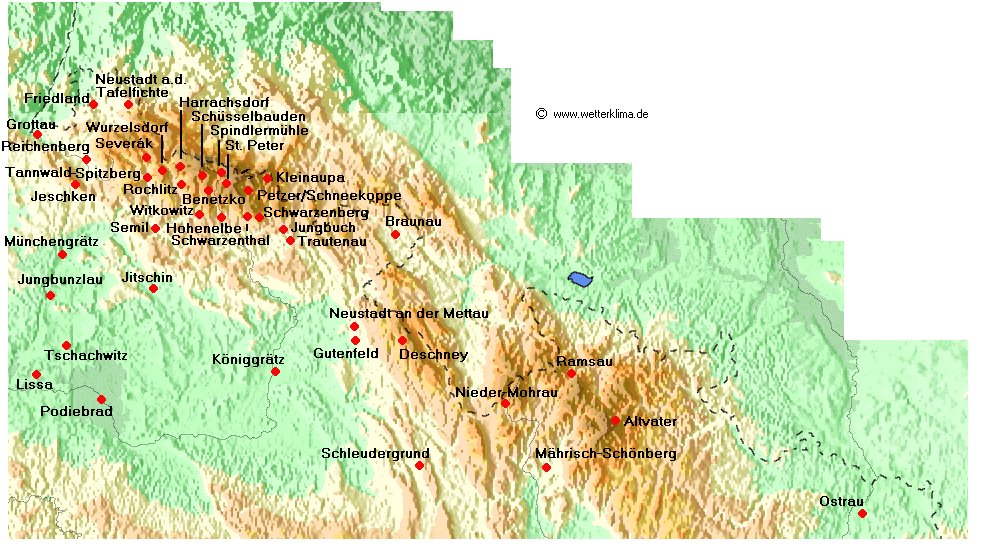 Cams Tschechien, Nordost